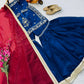 Chinon Silk Embroidered Kurti Palazzo Set with Dupatta
