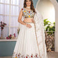 Chinon Silk Embroidered Lehenga Choli with Georgette Dupatta