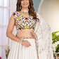 Chinon Silk Embroidered Lehenga Choli with Georgette Dupatta