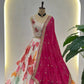 Chinon Silk Embroidered Lehenga Choli with Georgette Dupatta