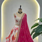 Chinon Silk Embroidered Lehenga Choli with Georgette Dupatta