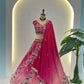 Chinon Silk Embroidered Lehenga Choli with Georgette Dupatta
