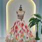 Chinon Silk Embroidered Lehenga Choli with Georgette Dupatta