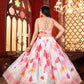 Chinon Silk Embroidered Lehenga Choli with Georgette Dupatta
