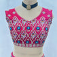 Chinon Silk Embroidered Lehenga Choli with Georgette Dupatta