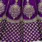 Chinon Silk Embroidered Lehenga Set with Dupatta