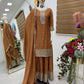 Chinon Silk Embroidered Palazzo Set with Dupatta – Fully Stitched & Ready to Wear