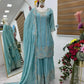 Chinon Silk Embroidered Palazzo Set with Dupatta – Fully Stitched & Ready to Wear