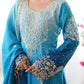 Chinon Silk Embroidered Sharara Suit Set with Dupatta