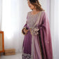 Chinon Silk Embroidered Sharara Suit Set with Dupatta