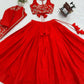 Chinon Silk Lehenga Choli with Embroidered Koti for Wedding and Festive Wear