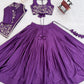 Chinon Silk Lehenga Choli with Embroidered Koti for Wedding and Festive Wear
