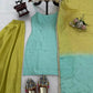 Chinon Silk Sequence Work Kurta Set with Palazzo & Dupatta – Elegant Festive Wear