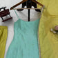 Chinon Silk Sequence Work Kurta Set with Palazzo & Dupatta – Elegant Festive Wear
