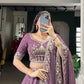 Chocolate Crush Embroidered Lehenga Choli for Wedding & Festive Wear