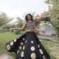 Circle Gota Mirror Lehenga Set