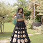 Circle Gota Mirror Lehenga Set