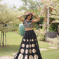 Circle Gota Mirror Lehenga Set