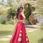 Circle Gota Mirror Lehenga Set