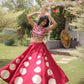 Circle Gota Mirror Lehenga Set