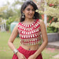 Circle Gota Mirror Lehenga Set