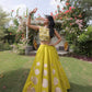 Circle Gota Mirror Lehenga Set