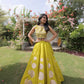 Circle Gota Mirror Lehenga Set