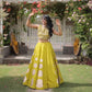 Circle Gota Mirror Lehenga Set