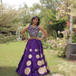 Circle Gota Mirror Lehenga Set