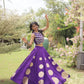 Circle Gota Mirror Lehenga Set