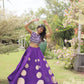 Circle Gota Mirror Lehenga Set