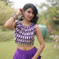 Circle Gota Mirror Lehenga Set