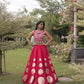 Circle Gota Mirror Lehenga Set
