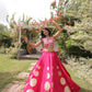 Circle Gota Mirror Lehenga Set