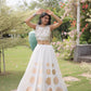 Circle Gota Mirror Lehenga Set