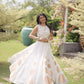 Circle Gota Mirror Lehenga Set