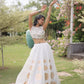 Circle Gota Mirror Lehenga Set