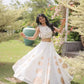 Circle Gota Mirror Lehenga Set