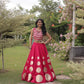 Circle Gota Mirror Lehenga Set