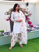 Classic Embroidered Silk Kurta Farshi Set for Festive and Traditional Wear