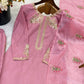Classic Embroidered Silk Kurta Farshi Set for Festive and Traditional Wear