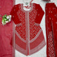 Cobalt Silver Sequin Sharara Set