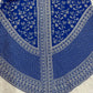 Cobalt Silver Sequin Sharara Set