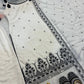 Contrast Border Booti Suit