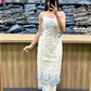 Contrast Border Booti Suit