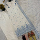 Contrast Border Booti Suit
