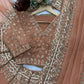 Copper Rose Tibby Saree and Blouse