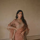 Copper Rose Tibby Saree and Blouse