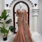 Copper Rose Tibby Saree and Blouse