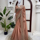 Copper Rose Tibby Saree and Blouse
